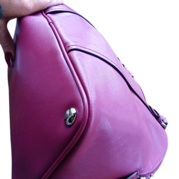 Coach Wine Color Leather LIKE NEW Shoulder Bag no callouts - Picture 3 of 7